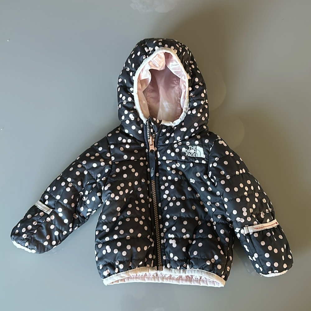 Baby girl north face coat